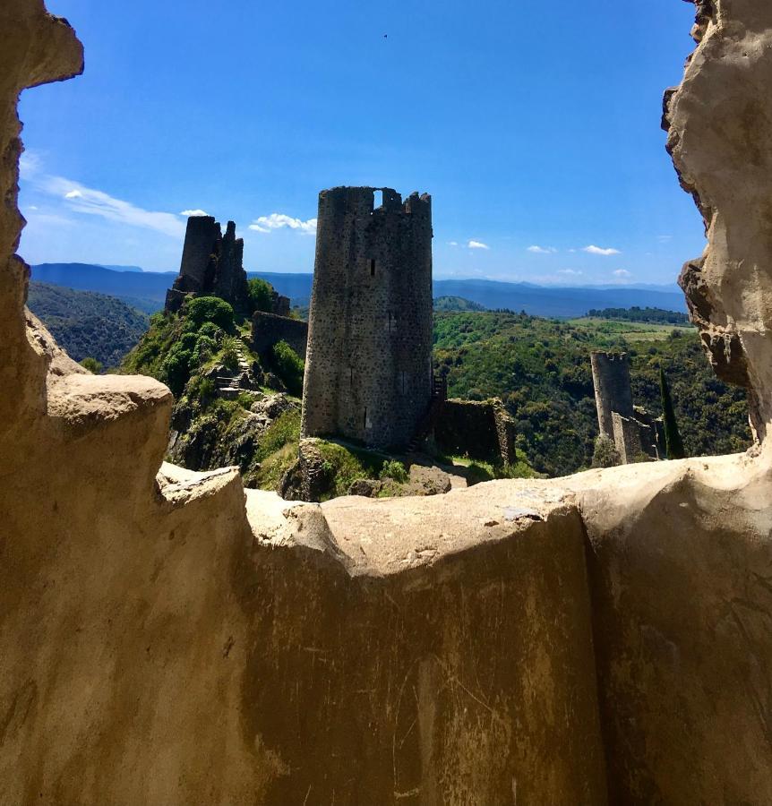 4 Star Cabaret Lastours 4 Chateaux Amazing Cathar Landmark Private Luxury 4 Star Air Conditioned Terrasse With Views Luaran gambar